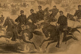 The Union Cavalry and Artillery starting in pursuit of the Rebels up the Yorktown Turnpike