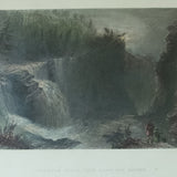 Trenton Falls, View down the Ravine