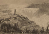 The Horse Shoe Fall, Niagara – with the Tower