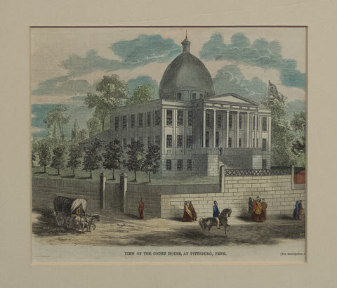 View of the Court House, Grant's Hill, at Pittsburg, Penn