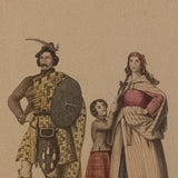 Scotland: Clansman of Clan Buchanan, Clanswoman and Child of Clan Matheson