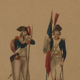 Grenadier and Flagbearer of the French Revolutionary Army