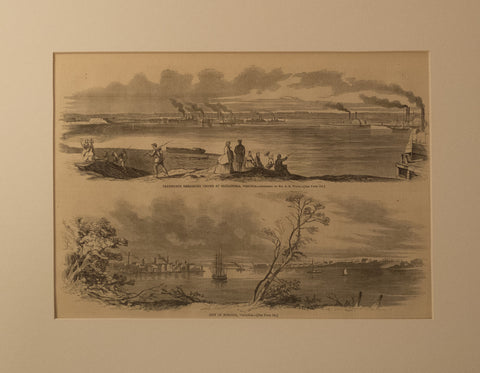 Transports embarking troops at Alexandria, Virginia / City of Norfolk, Virginia