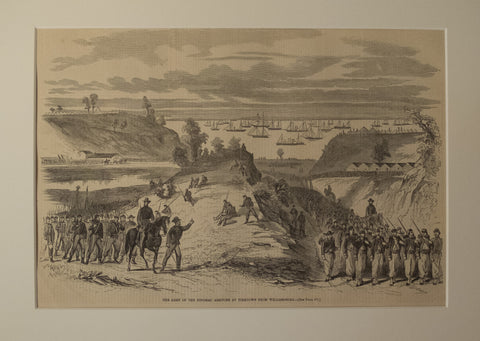 Army of the Potomac arriving at Yorktown