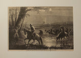 The Rebel Army crossing the fords of the Potomac for the invasion of Maryland