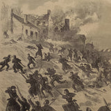 The Battle of Fredericksburg – the forlorn hope scaling the hill